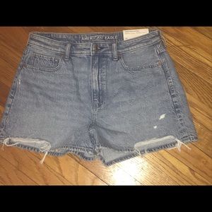 American Eagle Mom Short Stretch Waistband SZ 10 30W